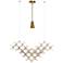 Vermont Modern Hive 31 1/4" Wide Gold Pendant Light