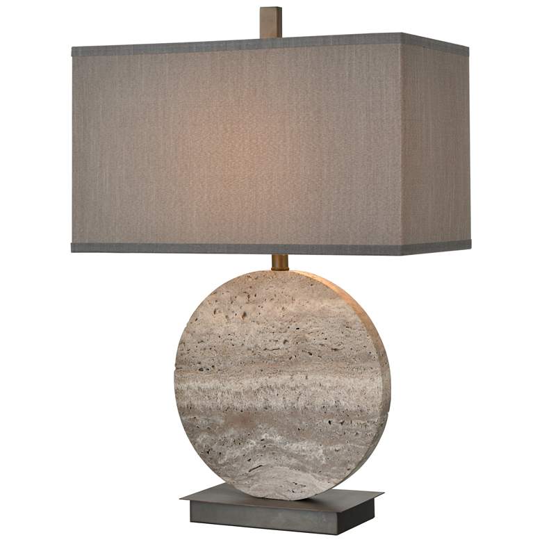Image 1 Vermouth 26.5 inch High 1-Light Table Lamp - Gray - Includes LED Bulb