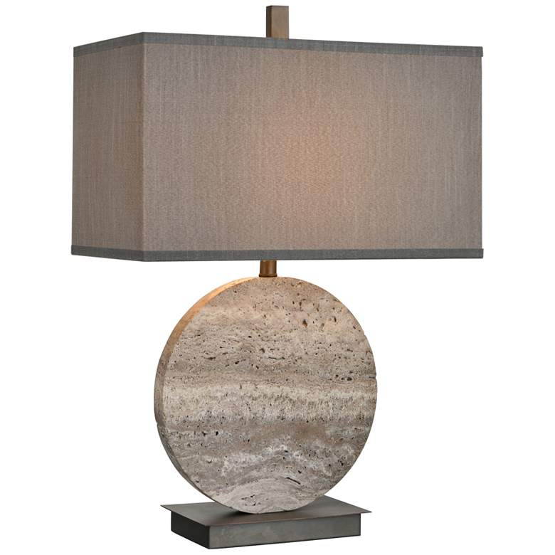 Image 1 Vermouth Dark Dunbrook Gray Stone Table Lamp