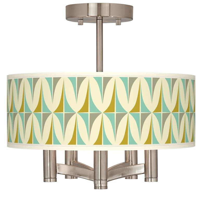 Image 1 Vernaculis I Ava 5-Light Nickel Ceiling Light