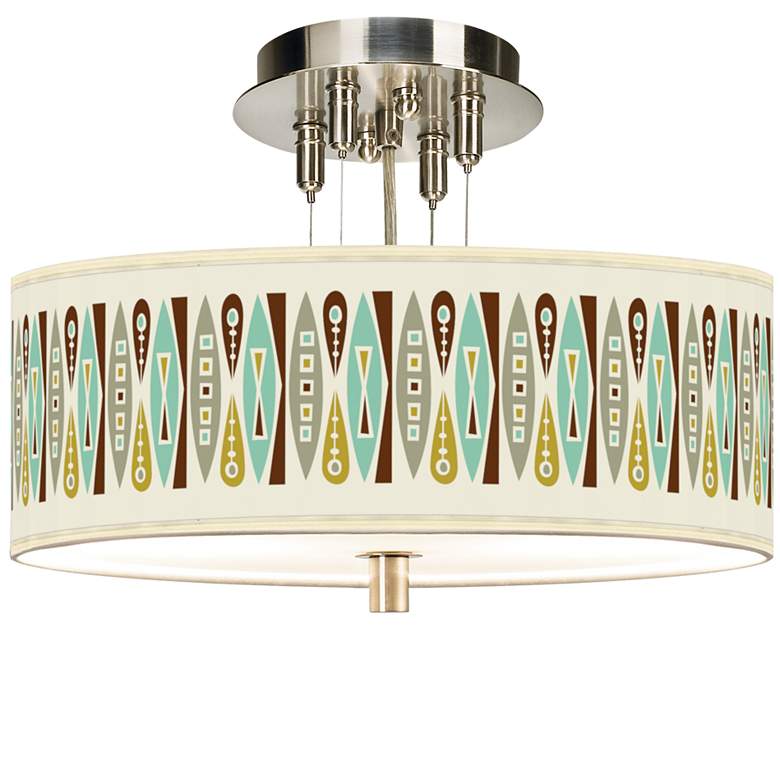 Image 1 Vernaculis II Giclee 14" Wide Ceiling Light