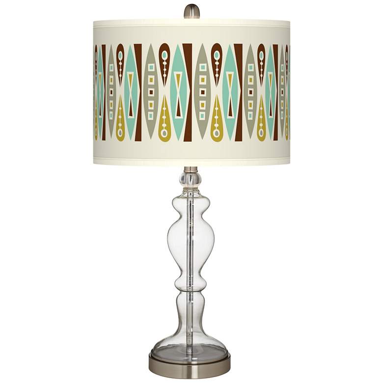 Image 2 Vernaculis II Giclee Apothecary Clear Glass Table Lamp