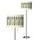 Vernaculis II Giclee Brushed Nickel Garth Floor Lamp