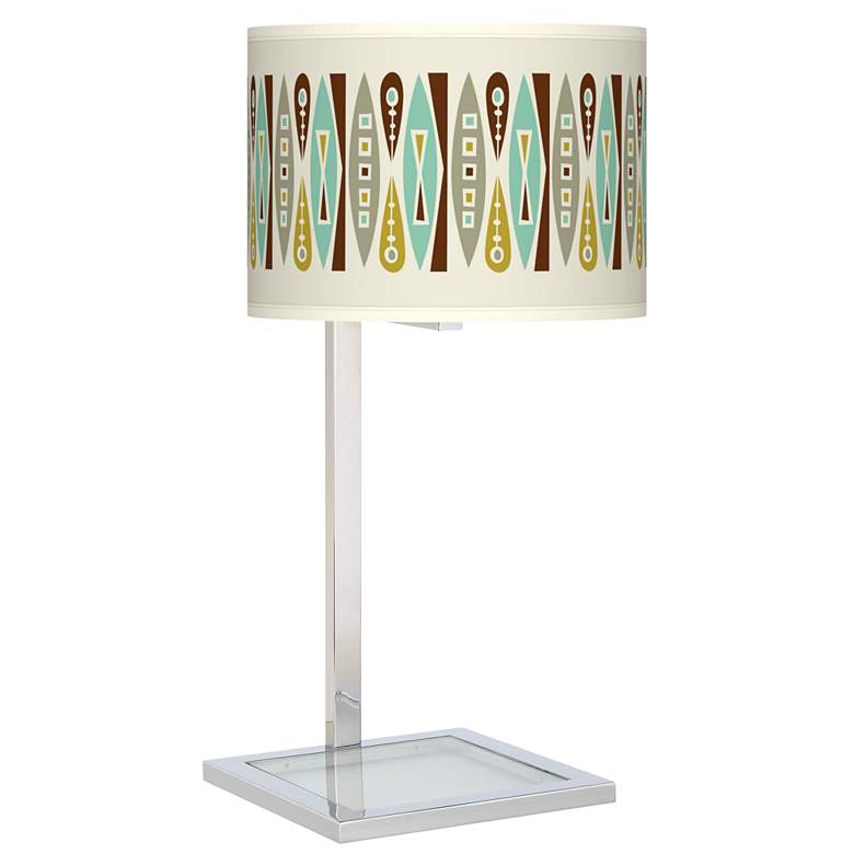 Image 1 Vernaculis II Glass Inset Table Lamp