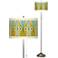 Vernaculis III Brushed Nickel Pull Chain Floor Lamp