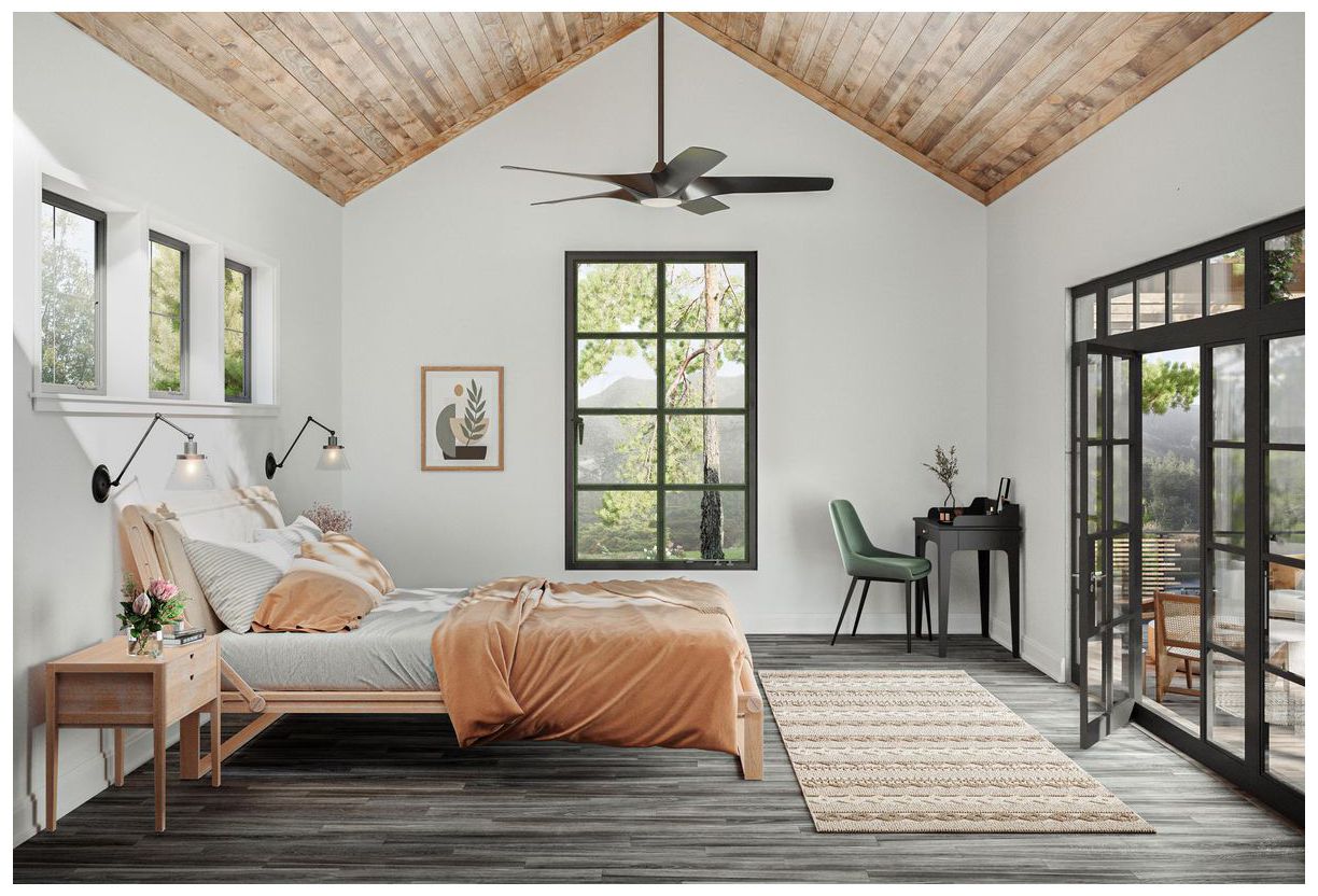 Image 2 Vernal Collection 60" LED Wi-Fi Indoor/Outdoor Smart DC Ceiling Fan more views