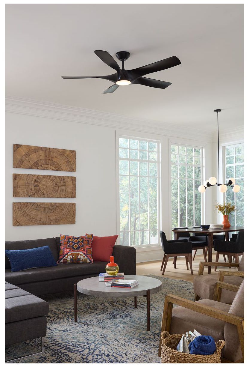 Image 7 Vernal Collection 60" LED Wi-Fi Indoor/Outdoor Smart DC Ceiling Fan more views