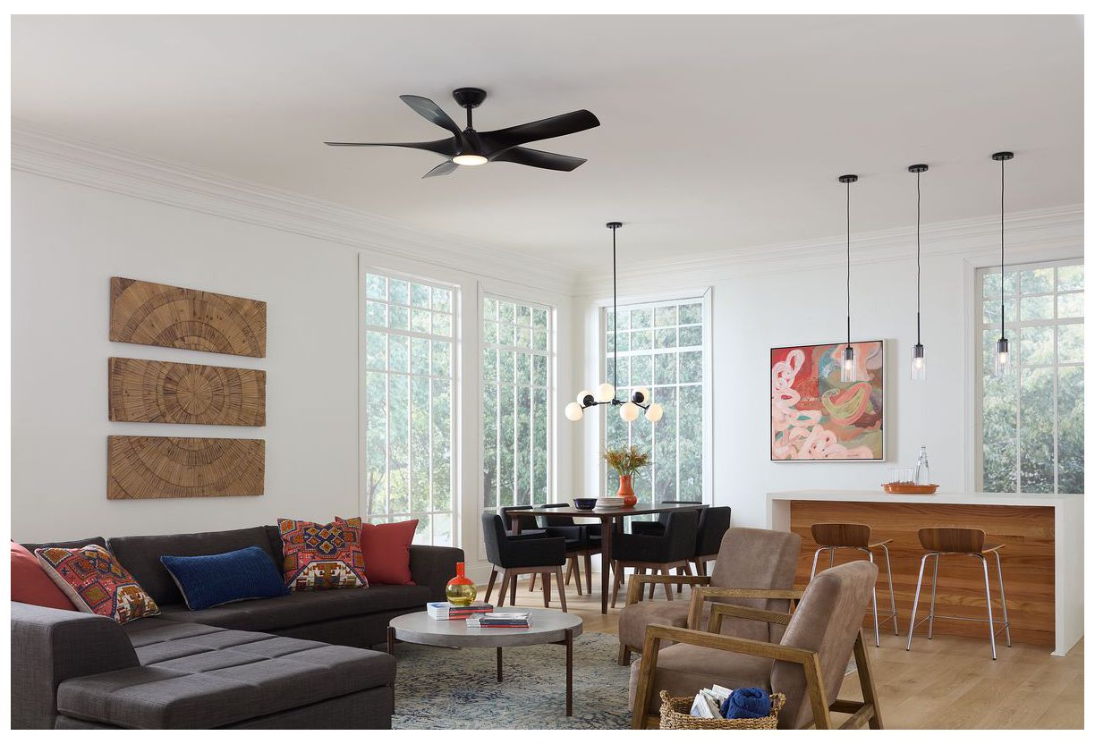 Vernal Collection 60" LED Wi-Fi Indoor/Outdoor Smart DC Ceiling Fan