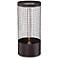 Verne Industrial Wire Cylinder Accent Lamp