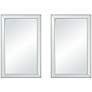 1_Verne Matte Black 24" x 38" Rectangular Wall Mirrors Set of 2