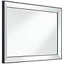 6_Verne Matte Black 24" x 38" Rectangular Wall Mirrors Set of 2 more views