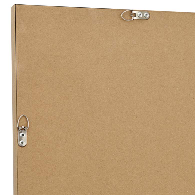 Image 5 Verne Matte Gold Edging 24" x 38" Rectangular Wall Mirror more views