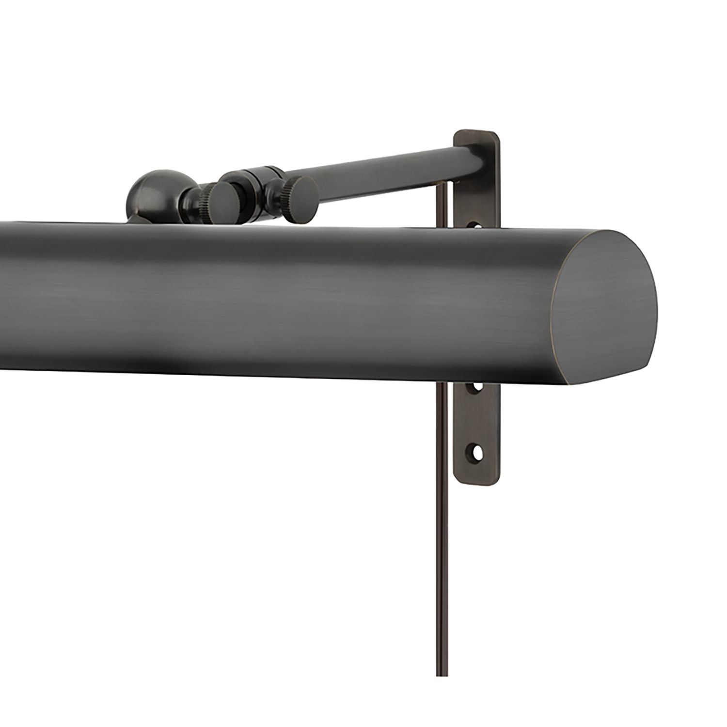 Image 2 Vernon 16" Wide Distressed Bronze Plug-In Picture Light more views