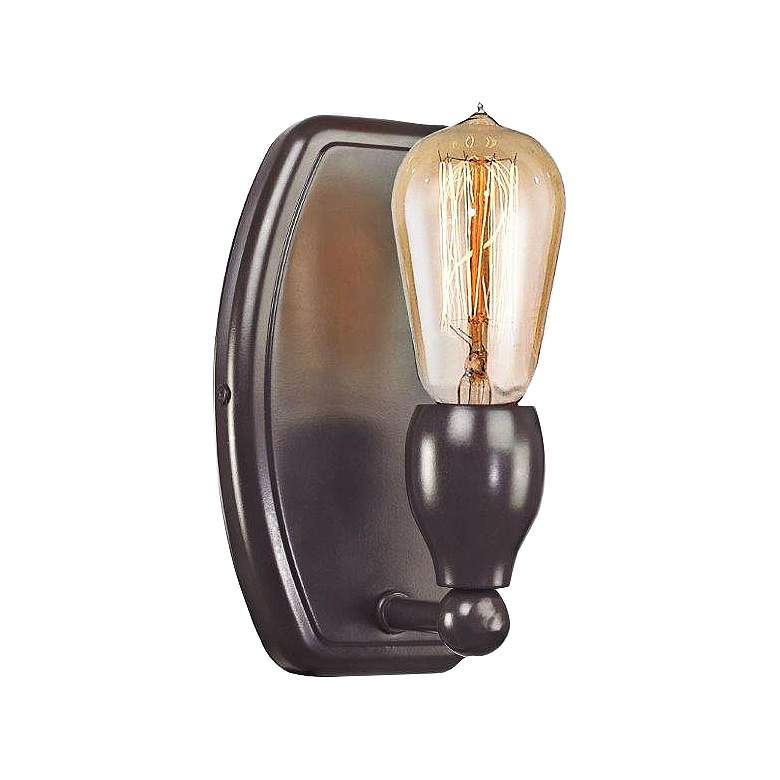 Image 1 Vernon 8" High Oil Rubbed Bronze 1-Light Wall Sconce