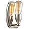 Vernon 8" High Polished Nickel 1-Light Wall Sconce