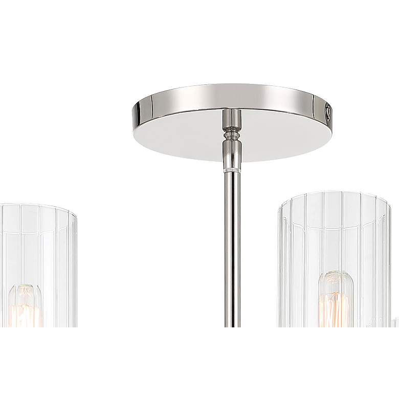 Image 4 Vernon Place 20 1/4" Wide Chrome 6-Light Chandelier more views