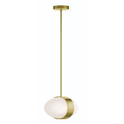 Verona 13" Wide 2-Light Light Antique Brass LED Pendant