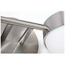 3_Verona 14" Wide Satin Nickel LED Vanity With White Acrylic Shade more views