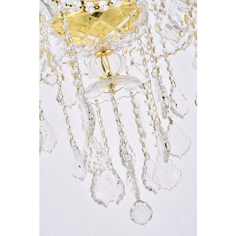 Image 5 Verona 15 Lt Gold Chandelier Clear more views