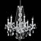 Verona 24" Wide Chrome and Clear Crystal 6-Light Chandelier