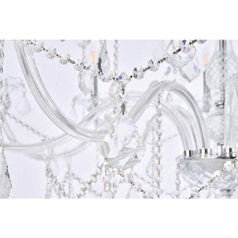 Image 4 Verona 25 Lt Chrome Chandelier Clear more views
