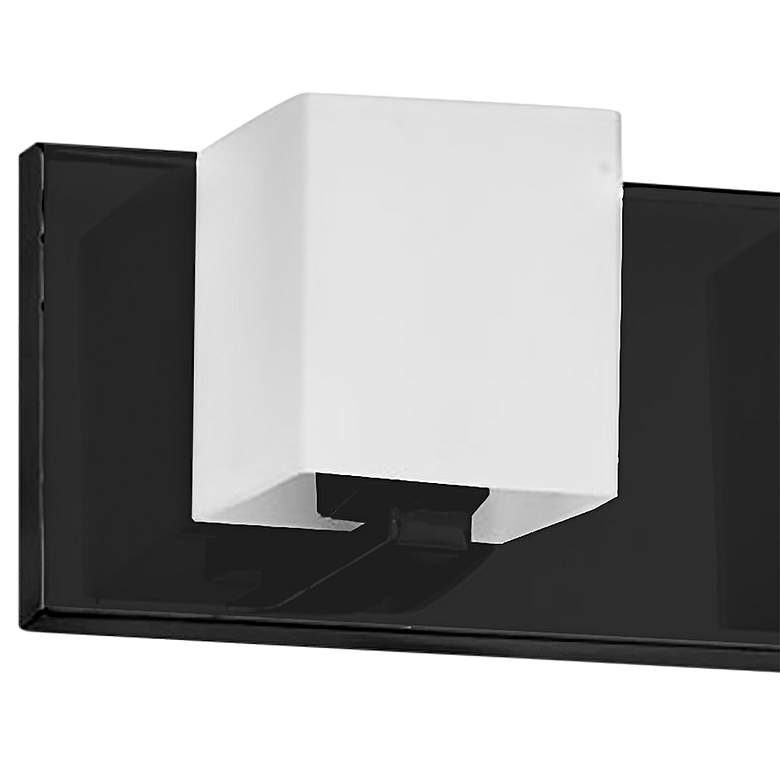 Image 2 Verona 26" Wide Painted Black 4-Light Bath Light more views