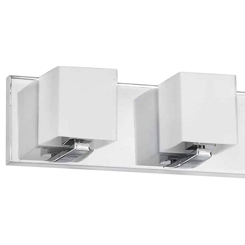 Image 3 Verona 26"W Electroplated Polished Chrome 4-Light Bath Light more views
