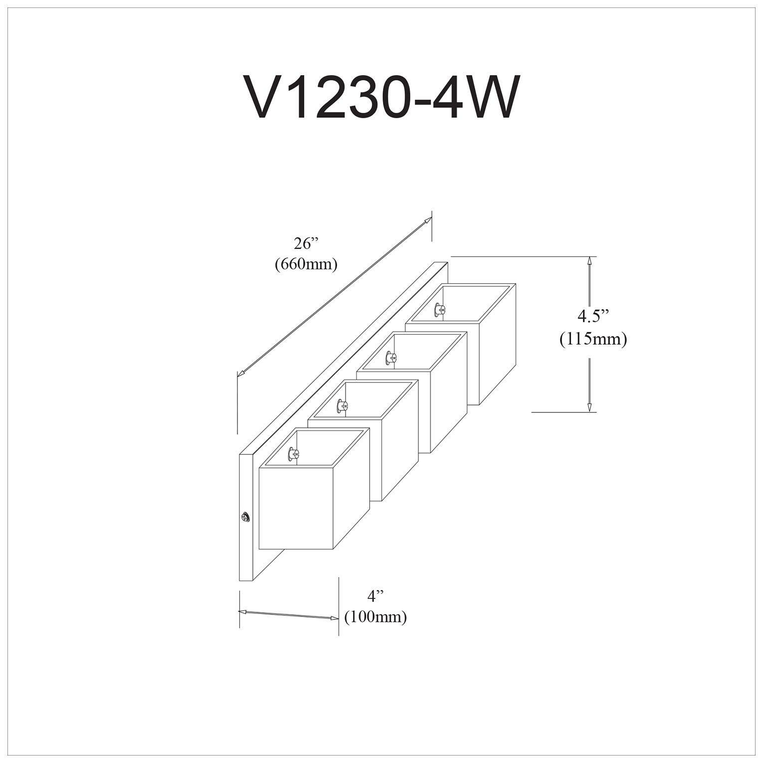 Image 5 Verona 26"W Electroplated Polished Chrome 4-Light Bath Light more views