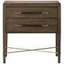 Verona 28" Wide Chanterelle and Coffee 2-Drawer Nightstands Set of 2