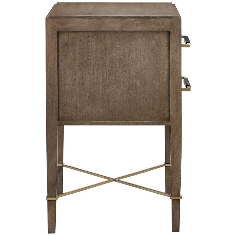 Image 4 Verona 28" Wide Chanterelle and Coffee 2-Drawer Nightstands Set of 2 more views