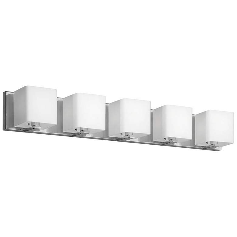Image 2 Verona 29 1/2"W Polished Chrome 5-Light Vanity Bath Light