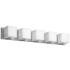 Verona 29 1/2"W Polished Chrome 5-Light Vanity Bath Light