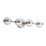 1_Verona 30" Wide Satin Nickel LED Vanity With White Acrylic Shade