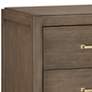Verona 32" Wide Chanterelle and Coffee 3-Drawer Accent Chest