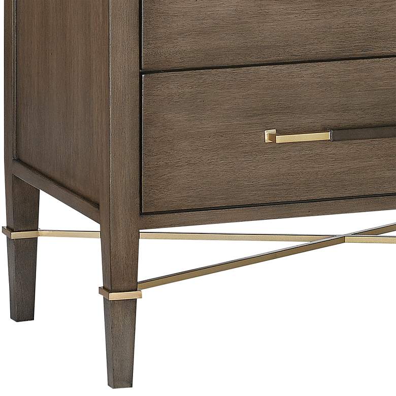 Image 3 Verona 32 inch Wide Chanterelle and Coffee 3-Drawer Accent Chest more views