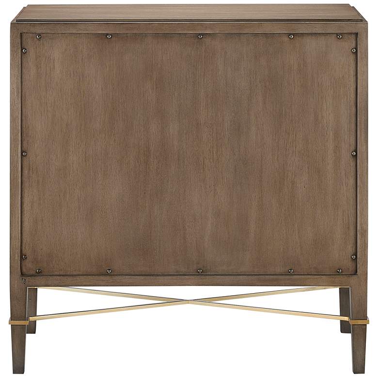 Image 7 Verona 32" Wide Chanterelle and Coffee 3-Drawer Accent Chest more views