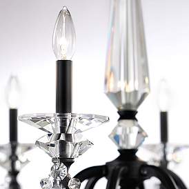 Image5 of Verona 33.5"H x 29.9"W 6-Light Crystal Chandelier in Black more views