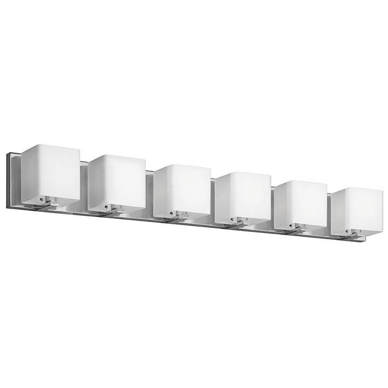 Image 2 Verona 35 1/2"W Polished Chrome 6-Light Vanity Bath Light