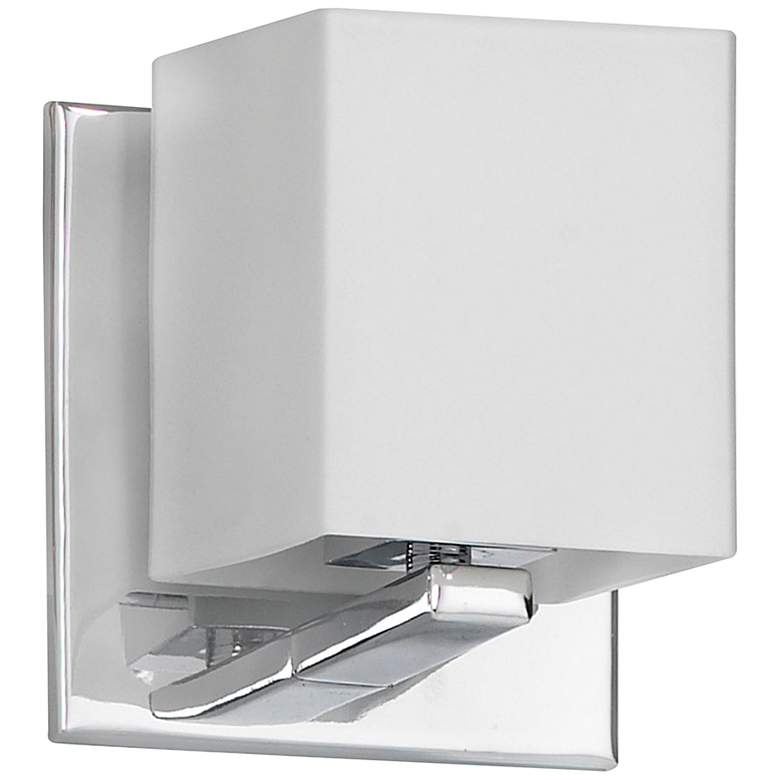 Image 1 Verona 4 1/2" High Electroplated Polished Chrome Wall Sconce