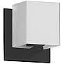 2_Verona 4 1/2" High Matte Black Wall Sconce
