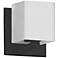 Verona 4 1/2" High Matte Black Wall Sconce