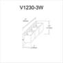 3_Verona 4 1/2" High Matte Black Wall Sconce more views