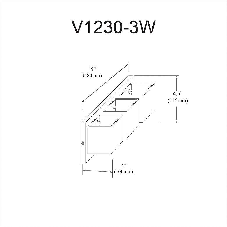Image 4 Verona 4 1/2" High Matte Black Wall Sconce more views