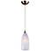 Verona 5" Wide 1-Light Pendant - Satin Nickel with Snow White Glass (L