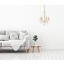 3_Verona 5 Lt Gold Chandelier Clear more views