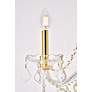 7_Verona 5 Lt Gold Chandelier Clear more views