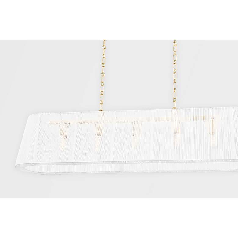 Image 3 Verona Beach 5 Light Linear Light - Aged Brass more views