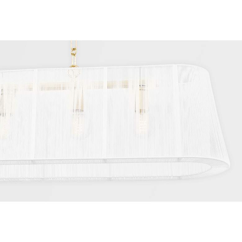 Image 4 Verona Beach 5 Light Linear Light - Aged Brass more views