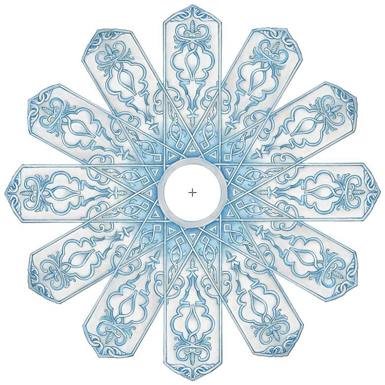 Image 2 Verona Evening 26" Wide Repositionable Ceiling Medallion