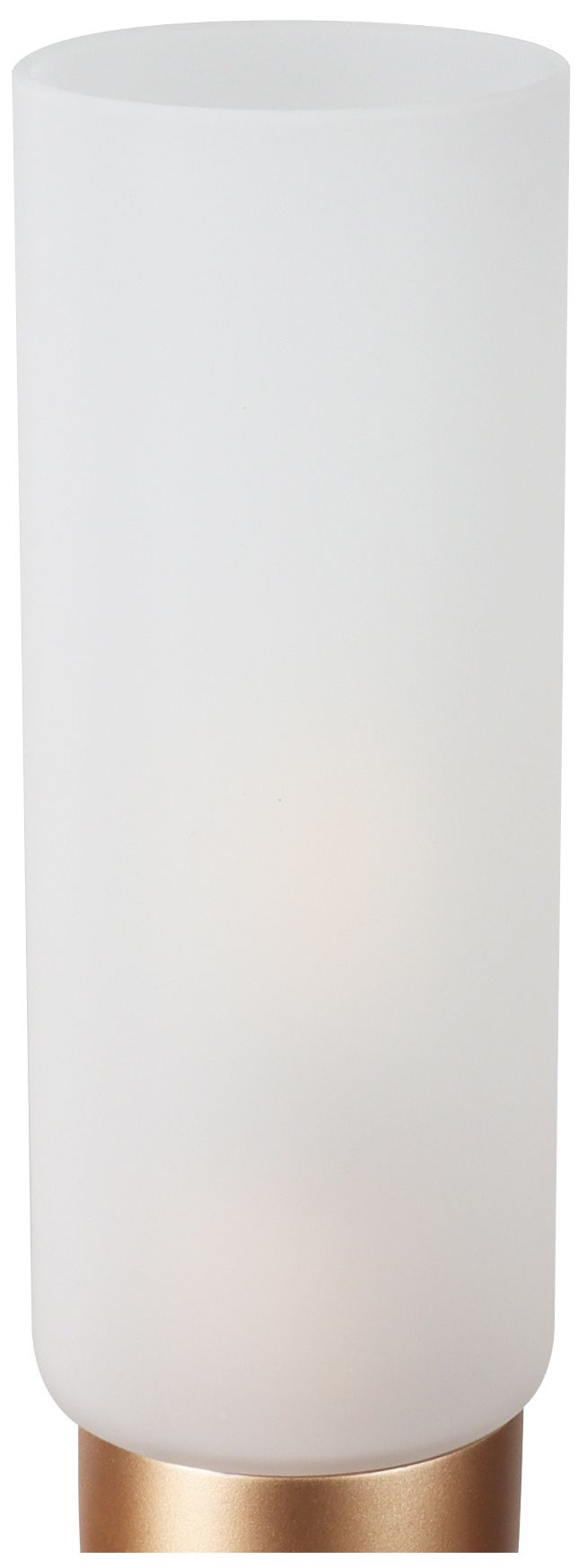 Image 3 Verona Modern Warm Gold 28" Wide 5-Light Frosted Glass Chandelier more views
